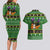 Cat Cute Witcher Noel Christmas Couples Matching Long Sleeve Bodycon Dress and Hawaiian Shirt Xmas Holiday Patterns - Wonder Print Shop