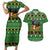 Cat Cute Witcher Noel Christmas Couples Matching Short Sleeve Bodycon Dress and Hawaiian Shirt Xmas Holiday Patterns - Wonder Print Shop