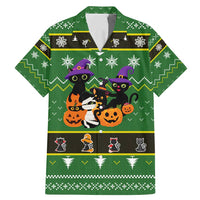 Cat Cute Witcher Noel Christmas Family Matching Mermaid Dress and Hawaiian Shirt Xmas Holiday Patterns - Wonder Print Shop