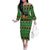 Cat Cute Witcher Noel Christmas Family Matching Off The Shoulder Long Sleeve Dress and Hawaiian Shirt Xmas Holiday Patterns - Wonder Print Shop