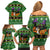 Cat Cute Witcher Noel Christmas Family Matching Off Shoulder Short Dress and Hawaiian Shirt Xmas Holiday Patterns - Wonder Print Shop