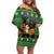 Cat Cute Witcher Noel Christmas Family Matching Off Shoulder Short Dress and Hawaiian Shirt Xmas Holiday Patterns - Wonder Print Shop