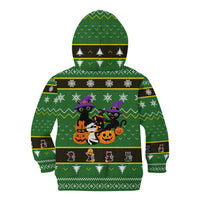 Cat Cute Witcher Noel Christmas Kid Hoodie Xmas Holiday Patterns - Wonder Print Shop