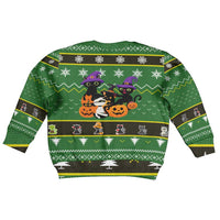 Cat Cute Witcher Noel Christmas Kid Ugly Christmas Sweater Xmas Holiday Patterns - Wonder Print Shop