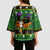 Cat Cute Witcher Noel Christmas Kimono Sleeve Blouse Xmas Holiday Patterns - Wonder Print Shop