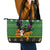 Cat Cute Witcher Noel Christmas Leather Tote Bag Xmas Holiday Patterns - Wonder Print Shop