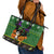 Cat Cute Witcher Noel Christmas Leather Tote Bag Xmas Holiday Patterns - Wonder Print Shop