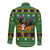 Cat Cute Witcher Noel Christmas Long Sleeve Button Shirt Xmas Holiday Patterns - Wonder Print Shop