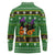 Cat Cute Witcher Noel Christmas Long Sleeve Polo Shirt Xmas Holiday Patterns - Wonder Print Shop