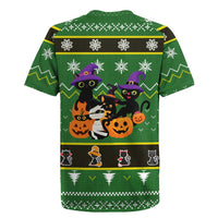 Cat Cute Witcher Noel Christmas Rugby Jersey Xmas Holiday Patterns - Wonder Print Shop