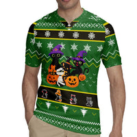 Cat Cute Witcher Noel Christmas Rugby Jersey Xmas Holiday Patterns - Wonder Print Shop