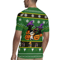 Cat Cute Witcher Noel Christmas Rugby Jersey Xmas Holiday Patterns - Wonder Print Shop