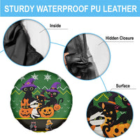 Cat Cute Witcher Noel Christmas Spare Tire Cover Xmas Holiday Patterns - Wonder Print Shop