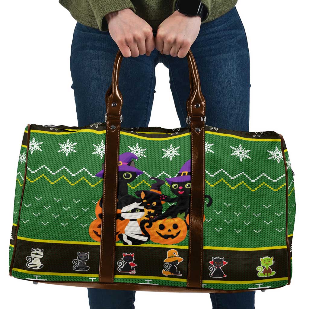 Cat Cute Witcher Noel Christmas Travel Bag Xmas Holiday Patterns - Wonder Print Shop