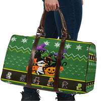 Cat Cute Witcher Noel Christmas Travel Bag Xmas Holiday Patterns - Wonder Print Shop