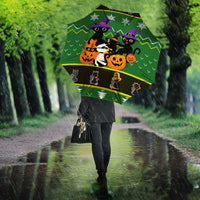 Cat Cute Witcher Noel Christmas Umbrella Xmas Holiday Patterns - Wonder Print Shop