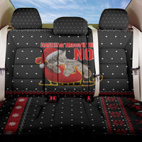 Cat Dashing Through The No Christmas Back Car Seat Cover Xmas Holiday Patterns - Wonder Print Shop