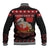 Cat Dashing Through The No Christmas Baseball Jacket Xmas Holiday Patterns - Wonder Print Shop