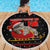 Cat Dashing Through The No Christmas Beach Blanket Xmas Holiday Patterns - Wonder Print Shop
