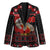 Cat Dashing Through The No Christmas Blazer Xmas Holiday Patterns - Wonder Print Shop