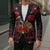 Cat Dashing Through The No Christmas Blazer Xmas Holiday Patterns - Wonder Print Shop