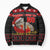 Cat Dashing Through The No Christmas Bomber Puffer Jacket Xmas Holiday Patterns - Wonder Print Shop