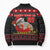 Cat Dashing Through The No Christmas Bomber Puffer Jacket Xmas Holiday Patterns - Wonder Print Shop