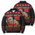 Cat Dashing Through The No Christmas Bomber Puffer Jacket Xmas Holiday Patterns - Wonder Print Shop