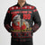 Cat Dashing Through The No Christmas Bomber Puffer Jacket Xmas Holiday Patterns - Wonder Print Shop