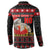 Cat Dashing Through The No Christmas Button Sweatshirt Xmas Holiday Patterns - Wonder Print Shop