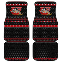 Cat Dashing Through The No Christmas Car Mats Xmas Holiday Patterns - Wonder Print Shop