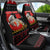 Cat Dashing Through The No Christmas Car Seat Cover Xmas Holiday Patterns - Wonder Print Shop