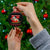 Cat Dashing Through The No Christmas Ceramic Ornament Xmas Holiday Patterns - Wonder Print Shop