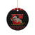 Cat Dashing Through The No Christmas Ceramic Ornament Xmas Holiday Patterns - Wonder Print Shop