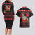 Cat Dashing Through The No Christmas Couples Matching Long Sleeve Bodycon Dress and Hawaiian Shirt Xmas Holiday Patterns - Wonder Print Shop