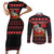 Cat Dashing Through The No Christmas Couples Matching Short Sleeve Bodycon Dress and Long Sleeve Button Shirt Xmas Holiday Patterns - Wonder Print Shop