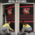 Cat Dashing Through The No Christmas Door Cover Xmas Holiday Patterns - Wonder Print Shop