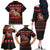 Cat Dashing Through The No Christmas Family Matching Off The Shoulder Long Sleeve Dress and Hawaiian Shirt Xmas Holiday Patterns - Wonder Print Shop