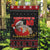 Cat Dashing Through The No Christmas Garden Flag Xmas Holiday Patterns - Wonder Print Shop