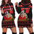 Cat Dashing Through The No Christmas Hoodie Dress Xmas Holiday Patterns - Wonder Print Shop