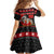 Cat Dashing Through The No Christmas Kid Short Sleeve Dress Xmas Holiday Patterns - Wonder Print Shop
