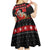 Cat Dashing Through The No Christmas Kid Short Sleeve Dress Xmas Holiday Patterns - Wonder Print Shop