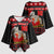 Cat Dashing Through The No Christmas Kimono Sleeve Blouse Xmas Holiday Patterns - Wonder Print Shop