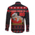 Cat Dashing Through The No Christmas Long Sleeve Button Shirt Xmas Holiday Patterns - Wonder Print Shop