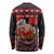Cat Dashing Through The No Christmas Long Sleeve Shirt Xmas Holiday Patterns - Wonder Print Shop