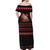 Cat Dashing Through The No Christmas Off Shoulder Maxi Dress Xmas Holiday Patterns - Wonder Print Shop