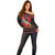 Cat Dashing Through The No Christmas Off Shoulder Sweater Xmas Holiday Patterns - Wonder Print Shop