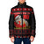 Cat Dashing Through The No Christmas Padded Jacket Xmas Holiday Patterns - Wonder Print Shop