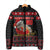 Cat Dashing Through The No Christmas Padded Jacket Xmas Holiday Patterns - Wonder Print Shop