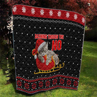 Cat Dashing Through The No Christmas Quilt Xmas Holiday Patterns - Wonder Print Shop
